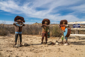 Texas, Brewster County, 3-Bar Ranch (please don't use ranch name in captions), yard art